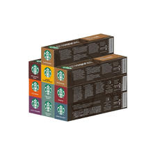 限移动端：STARBUCKS 星巴克 Nespresso 咖啡胶囊组合装 混合口味 10盒