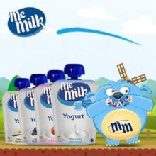 西班牙进口，memilk 美妙可 儿童酸奶85g*2袋*2件