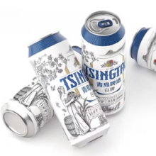 TSINGTAO 青岛啤酒 经典550ml*18听+精酿白啤500ml*3听 露营出游