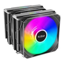 PCCOOLER 超频三 东海双子星S9 EX双塔双风扇12代1700cpu散热器ARGB白色2011