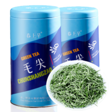 再补货：春上早 茶叶特级毛尖 2024新茶明前春茶 嫩芽春尖绿茶 茗茶浓香型 罐装