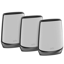 网件（NETGEAR）RBK853全屋wifi套装 大户型子母路由器千兆wifi6 真三频无线Mesh组网/2.5G网口/AX6000/三只装