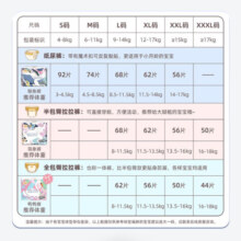 宜婴拉拉裤 男女宝宝成长裤 超薄干爽透气尿不湿 空调加量吸收 纸尿裤XXL号56片【15kg以上】