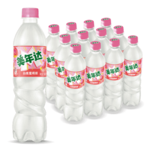 plus会员:百事可乐 美年达可乐 Mirinda 果味汽水 500ml*12瓶 白凤蜜桃味*2件