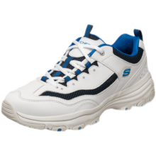 斯凯奇（Skechers）男鞋休闲鞋 熊猫鞋 网面经典镂空复古老爹鞋 8790092 WNVY 白色/多彩色 43