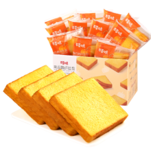 PLUS会员，限地区:百草味 南瓜蔬纤吐司500g