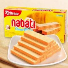 Richeese 丽芝士 纳宝帝 巧克香草牛奶味威化饼干 145g*5件