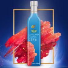 限广东！福临门物理压榨一级红花籽油  248ml