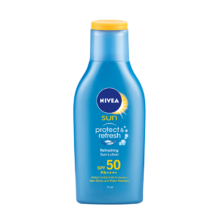 12日8点，限量3000件：妮维雅（NIVEA）防水防汗轻薄不黏腻防晒霜 清透防晒露75ml SPF50