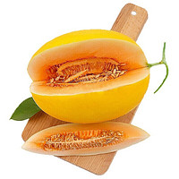 Mr.Seafood 京鲜生 甘肃民勤沙漠蜜瓜8-10斤 2-4个装 单果3斤 源头直发包邮