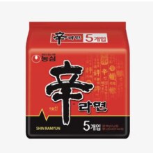 8日14点开始、限3000件、聚划算百亿补贴：农心辛拉面泡面 韩国进口方便面 5连包