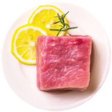 龙大肉食 猪里脊肉1kg 猪通脊猪外脊猪肉生鲜 卤肉烤肠食材 出口日本级