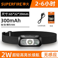 SUPFIRE 神火 HL53 头戴式手电筒 无感应基础版