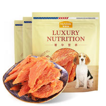 Myfoodie 麦富迪 宠物狗狗零食 成犬幼犬训狗奖励零食 鸡肉干 400g*3