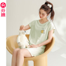 芬腾  新品 100%纯棉睡裙 多款多色（拍2件同价）