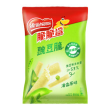 需首购、plus会员: 雀巢（Nestle）脆脆鲨 植物脆豌豆脆 原味 50g