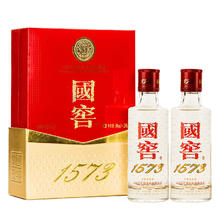 国窖1573 泸州老窖 国窖1573 浓香型白酒 52度50ml*2瓶 礼盒装(防伪查询随机附带)