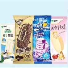 蒙牛 随变随芯雪糕 随芯脆*20+小布丁*10+纯脆*10+蓝莓*10 共50支