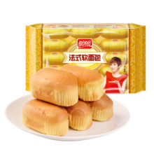 plus：盼盼 蛋黄派瑞士卷老面包 法式软面包（奶香） 160g*6件