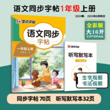 《墨点·小学语文同步字帖》（2024版、年级任选）