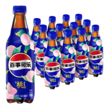 百事可乐 Pepsi 太汽系列 白桃乌龙味  汽水 碳酸饮料整箱 500ml*12瓶