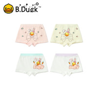 B.Duck 小黄鸭 女童内裤 混色（4条装）