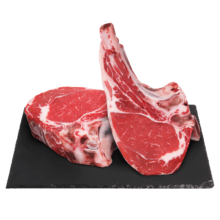 春禾秋牧 谷饲安格斯战斧牛排 厚切1Kg(2片) 带骨眼肉
