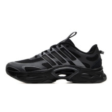阿迪达斯 （adidas）男鞋运动鞋2024夏季新款户外休闲耐磨缓震透气健身低帮跑步鞋男 IF6723/黑色/力推 41