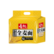 plus会员、需首购:寿桃 全麦面 12个装 900g