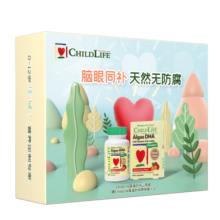 童年时光 ChildLife 藻油DHA 儿童DHA藻油胶囊 进口 6个月以上 60粒/瓶 3瓶+2体验装【礼盒】