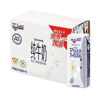 Theland 纽仕兰 新西兰纽仕兰4.0g蛋白质全脂高钙纯牛奶250ml*6盒早餐奶