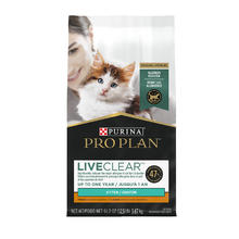 PRO PLAN 冠能 临期冠能幼猫粮LiveClear鸡肉抗猫毛防过敏猫粮5.67kg