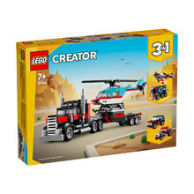 LEGO 乐高 31146直升机平板运输车儿童益智积木拼搭玩具