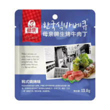 再补券、plus会员:母亲 牛肉丁 韩式烧烤味 13.8g＊10件