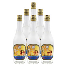 老酒 杏花村汾酒 53度  出口玻璃汾酒 500ml  清香型白酒 2013年 500mlx6瓶 非原箱