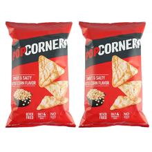 POPCORNERS 哔啵脆 进口非油炸Popcorners咸甜味玉米脆142g*2零食膨化