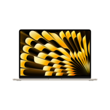 Apple/苹果AI笔记本/2023MacBookAir 15英寸 M2(8+10核)8G 256G星光色电脑MQKU3CH/A