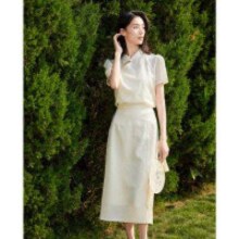 需首单礼金：OSA 欧莎 新中式套装 S124B15008610A