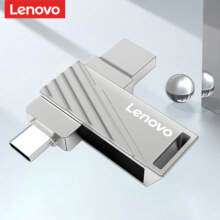 plus:联想SS350双接口U盘Type-C手机U盘USB3.2金属旋转32GB