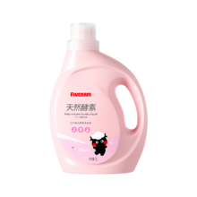 PLUS会员，需首购:五羊（FIVERAMS） 酵素洗衣液2kg（4斤）*2件