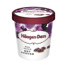 88VIP会员：Häagen·Dazs 哈根达斯 葡萄干朗姆酒冰淇淋 392g