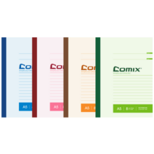 【全网低价】齐心（Comix）软面抄笔记本子开学文具/软抄本/记事本 A5/100张 6本装 C4507
