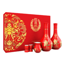 预售：郎酒 红花郎10 53度 酱香型白酒 500ml*2瓶 礼盒装