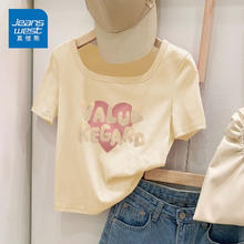 JEANSWEST 真维斯 短袖t恤 女款