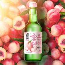 GOODDAY 好天好饮 原装韩国进口 蜜桃味 13.5度 360ml*1瓶