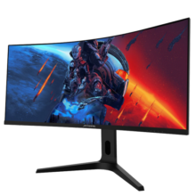 ANTGAMER蚂蚁电竞34英寸带鱼屏准4K 165Hz 1ms HDR400 1000R曲率升降旋转游戏电竞显示器ANT34TUCPro