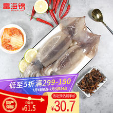 富海锦 冷冻大鱿鱼 800g