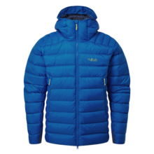 Rab 【断货王】男款800篷欧洲鹅绒羽绒服连帽保暖透气523g QDN-85 碳黑色  S