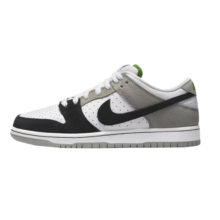 耐克（NIKE）【严选好物】bebe8耐克 Nike Dunk Low SB 男女低帮复古休闲鞋 【叶绿素灰白黑】BQ6817-011 44