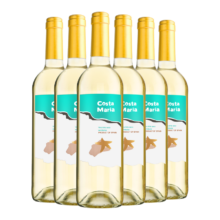 京东百亿补贴：Maria 玛利亚海之情 半甜白葡萄酒 750ml*6瓶
